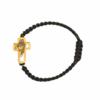 Christ on Gold Cross -  Shambala Bracelet