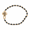 Gold Cross With Christ - Onyx Stones Shambala